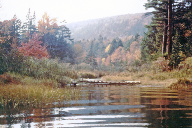 Moss Lake Camp for Girls - Path Around the Lake - Inlet Foot Bridge Building